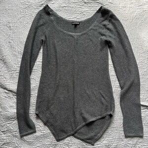 Express Charcoal Knit Sweater